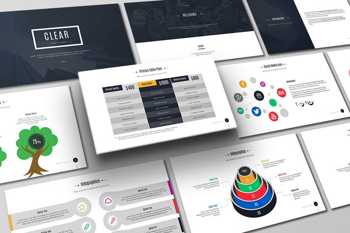 Clear Presentation Template