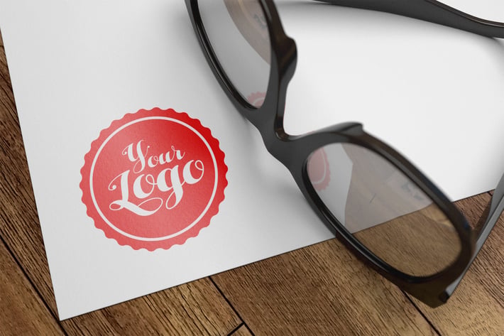 Paper Logo Mockup 002