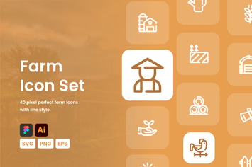 Farm Icon Set