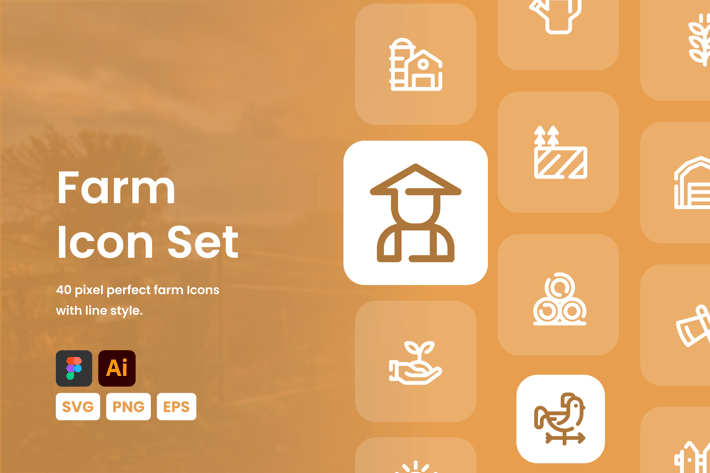 Farm Icon Set