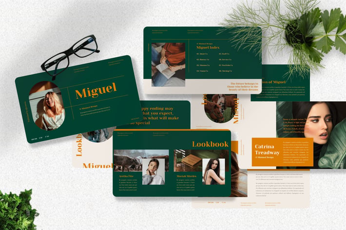 Miguel - Minimal Powerpoint Template