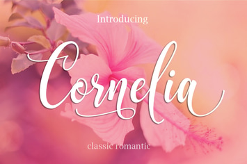 CORNELIA Modern Script