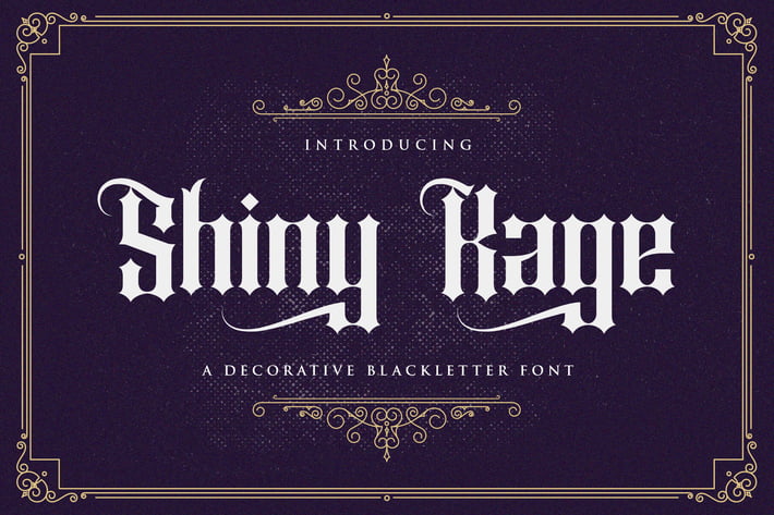 Shiny Kage - Blackletter Font