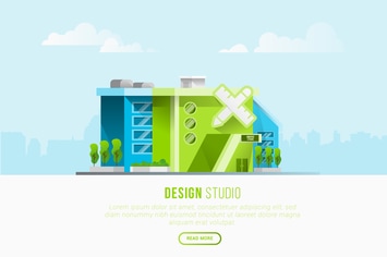 Design Studio - Vector Landscape & Building