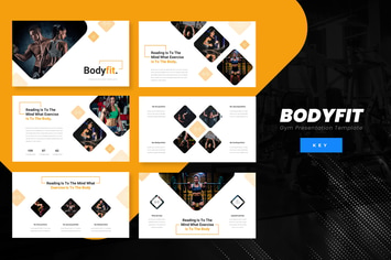 Bodyfit - Fitness Keynote Presentation Template