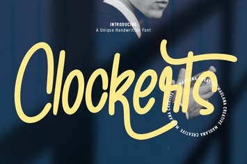 Clockerts Unique Handwritten Font