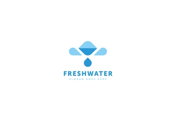 Fresh Water Logo Template