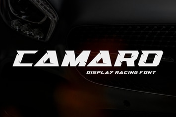 Camaro - Display Racing Font