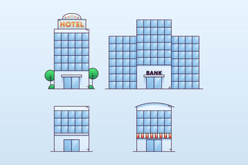 City Office Building Objects