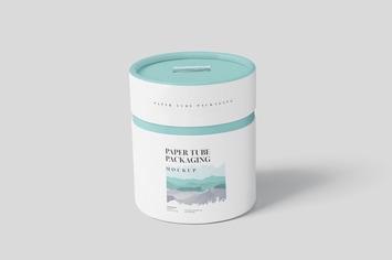 Paper Tube Packaging Mock-Up Set - Small