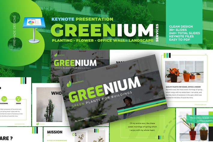 Greenium - Planting Services Keynote