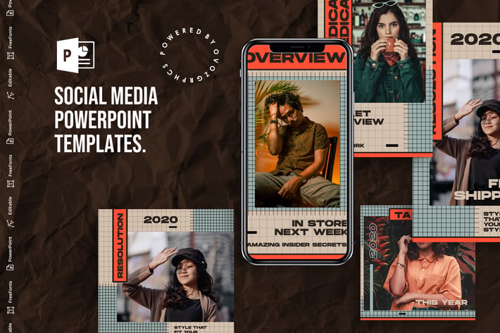 Social Media Powerpoint Template