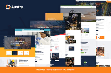 Austry - Industry & Factory Business Template