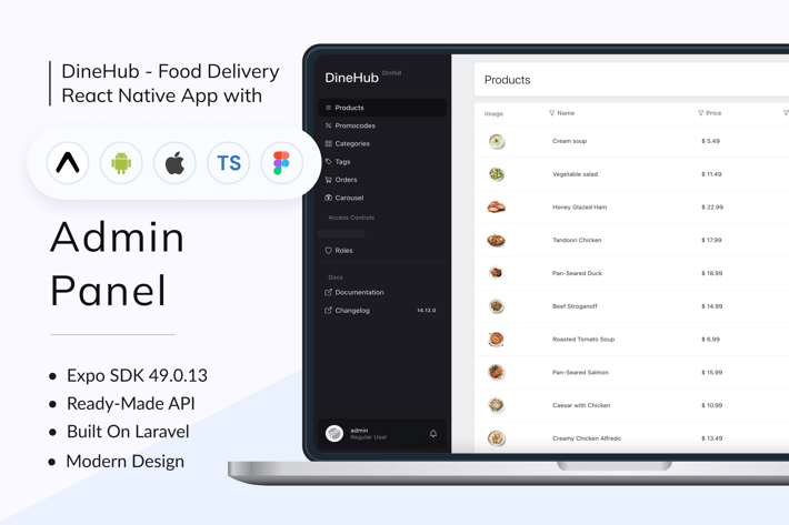 DineHub - Restaurant Food Store Ready-made API