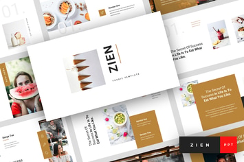 Zien - Food PowerPoint Template
