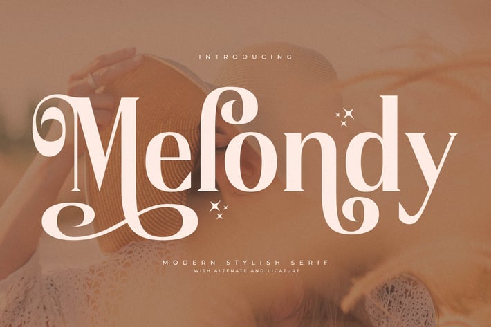 Melondy Modern Stylish Serif Font