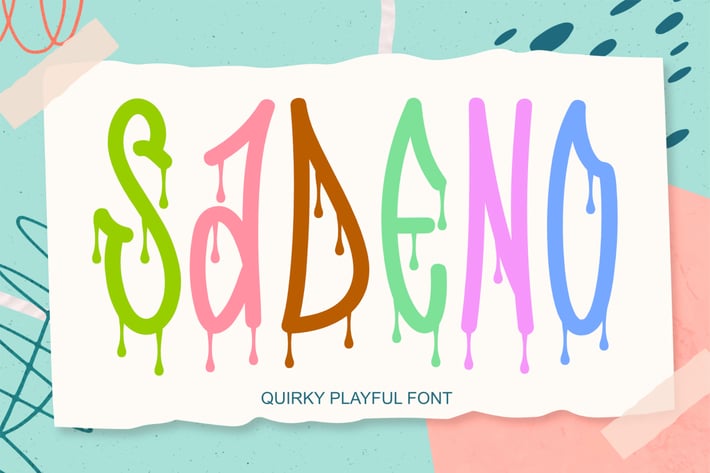 Sadeno |Quirky Playful Font