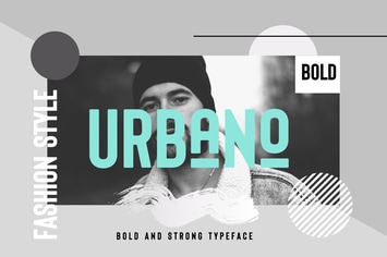 URBANO Bold header Typeface