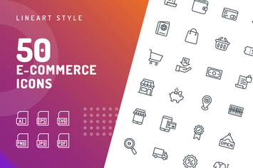 Ecommerce Line Icons