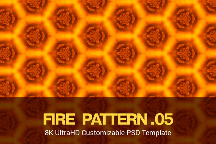 8K UltraHD Seamless Fire Pattern Background