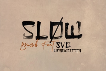 Slow Brush & SVG Font
