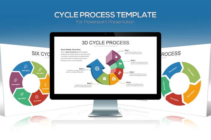 Cycle Process Powerpoint Template