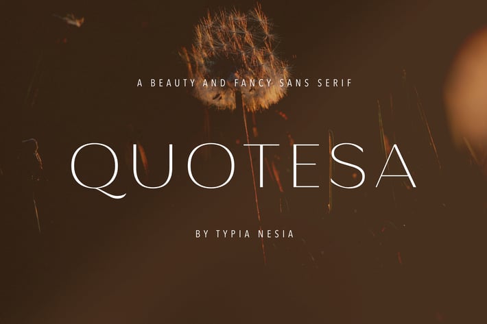 Quotesa - Beauty Fancy and Glamour Sans