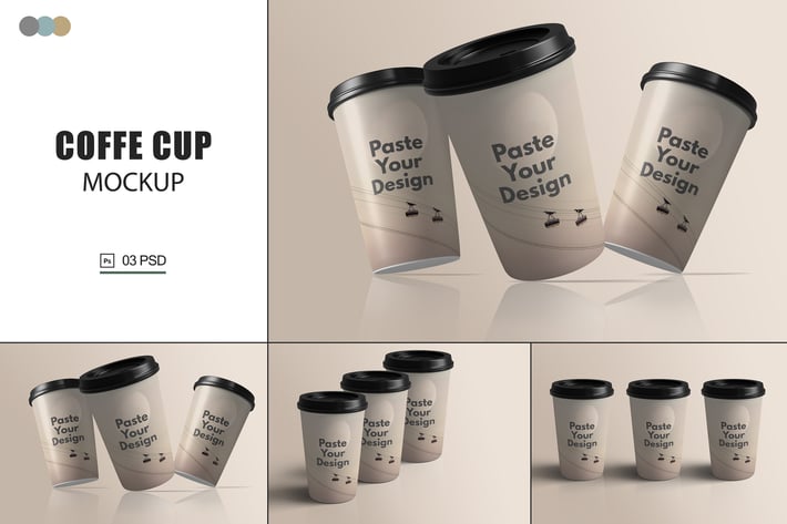 Coffee Cup Mockups V.4