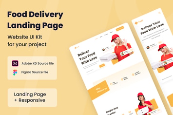 Food Delivery - Website UI Kit