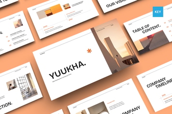 Orange Modern Minimalist Company Profile | 003