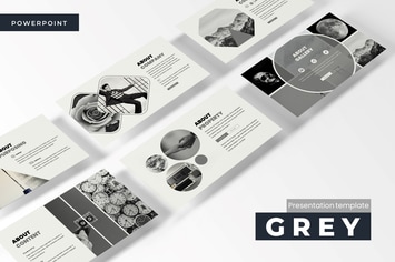 Grey  - Powerpoint Template
