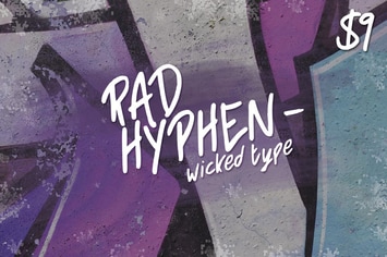 Rad Hyphen Font