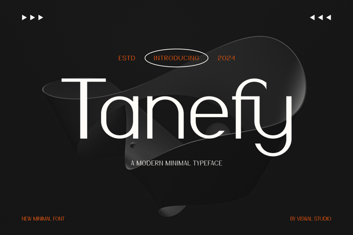 Tanefy - Modern Font