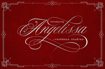 Angelissa - A Calligraphy Font