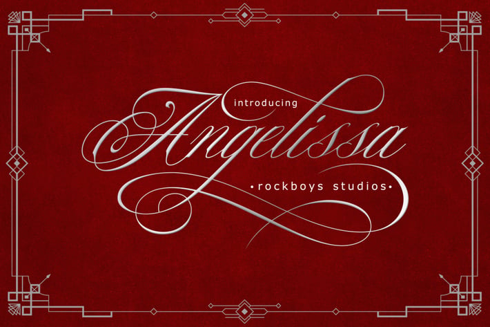 Angelissa - A Calligraphy Font