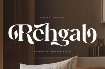 Rehgal Decorative Modern Serif