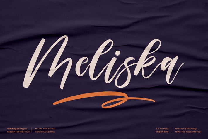Meliska Script Font