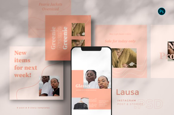 Lausa - Instagram Template