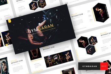 Gymbaran - Gym PowerPoint Template