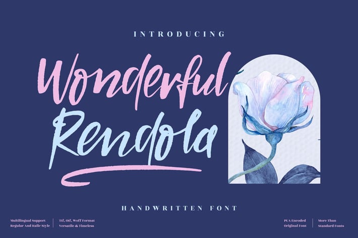 Wonderful Rendola Handwritten
