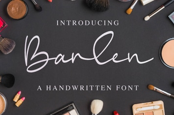  Barlen - a Handwritten Font