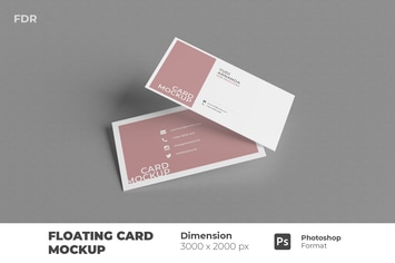 Floating Business Card