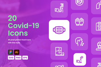 Covid-19 Line Icons