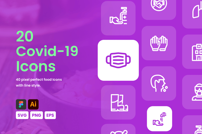 Covid-19 Line Icons