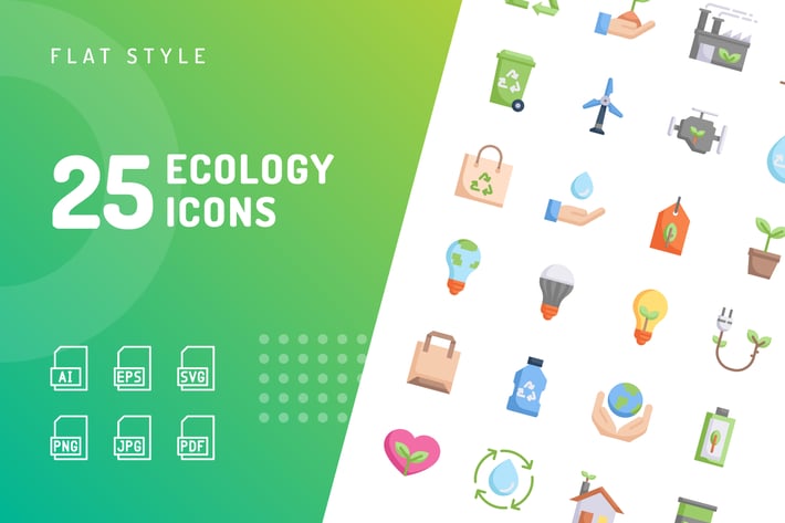 Ecology Flat Icons