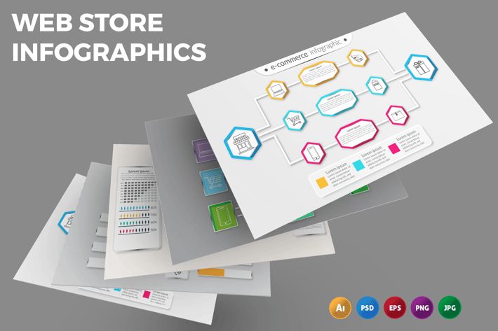 Web Store – Infographics Design