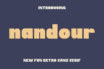 Nandour Fun Pop Font
