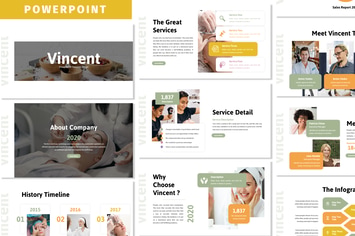 Vincent - Business Powerpoint Template