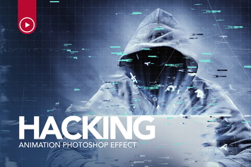 Hacking Animation Photoshop Action