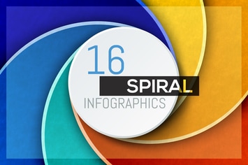 16 Spiral Infographic Templates